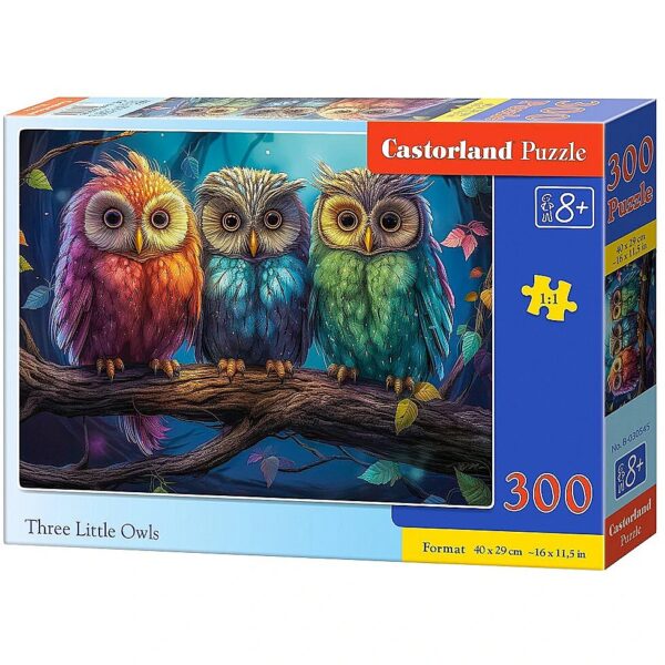 Castor Puzzle 300 pieces Three Little Owls 030545 5904438030545