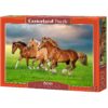 Castor Puzzle 500 pieces Horses in Spring Rush 54084 5904438054084