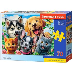 Castor Puzzle 70 pieces Pets Selfie 070220 5904438070220