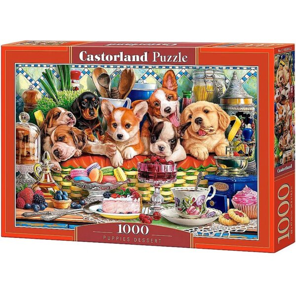 Castor Puzzle 1000 pieces Puppies dessert 105359 5904438105335