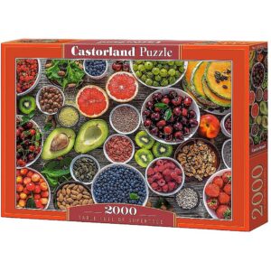 Castor Puzzle 2000 pieces Table Full of Superfood 200993 5904438200993