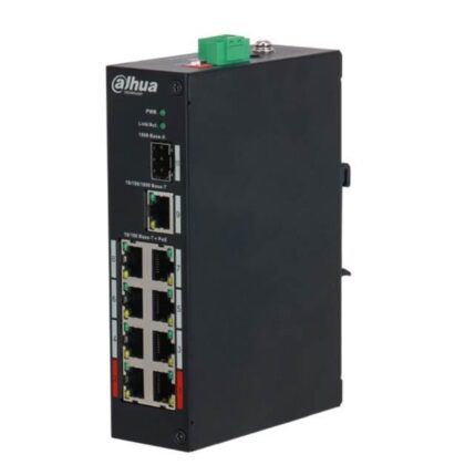 Switch DAHUA PFS3110-8ET-96-V2 PoE ports 8 96 Watts DH-PFS3110-8ET-96-V2 DH-PFS3110-8ET-96-V2 6923172503862