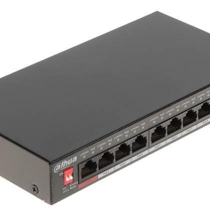 Switch DAHUA PFS3010-8ET-96-V2 Desktop/pedestal PoE ports 8 96 Watts DH-PFS3010-8ET-96-V2 DH-PFS3010-8ET-96-V2 6923172507556