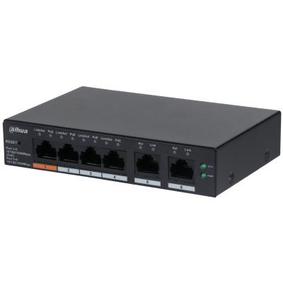 Switch DAHUA CS4006-4GT-60 Type L2 Desktop/pedestal PoE ports 4 60 Watts DH-CS4006-4GT-60 DH-CS4006-4GT-60 6923172571144