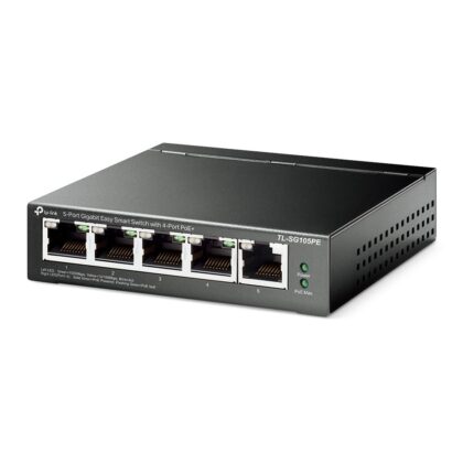 Switch TP-LINK Desktop/pedestal 5x10Base-T / 100Base-TX / 1000Base-T PoE ports 4 TL-SG105PE TL-SG105PE 6935364052744