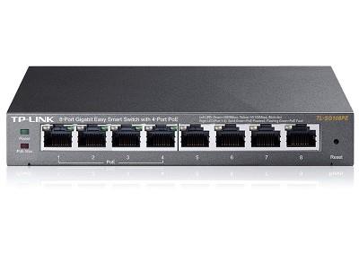 Switch TP-LINK 8x10Base-T / 100Base-TX / 1000Base-T PoE ports 4 TL-SG108PE TL-SG108PE 6935364094744