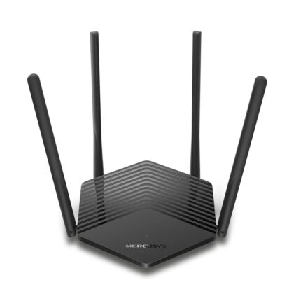 Wireless Router MERCUSYS 1500 Mbps Wi-Fi 6 IEEE 802.11a/b/g IEEE 802.11n IEEE 802.11ac IEEE 802.11ax 3x10/100/1000M LAN WAN ports 1 Number of antennas 4 MR60X MR60X 6957939001223