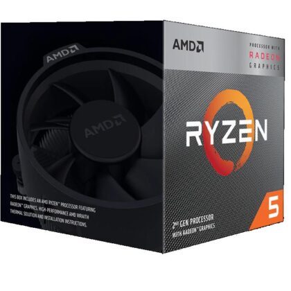 CPU AMD Ryzen 5 3400G 3700 MHz Cores 4 4MB Socket SAM4 65 Watts GPU Radeon RX Vega 11 BOX YD3400C5FHBOX YD3400C5FHBOX 730143309837