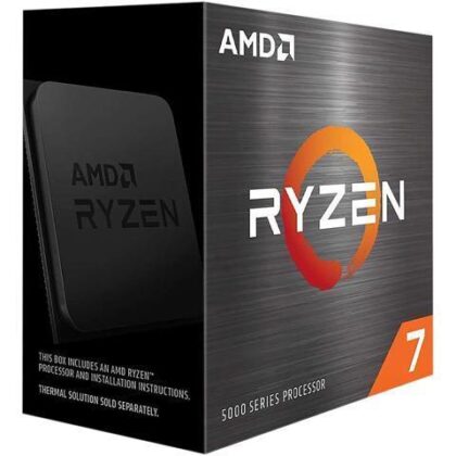 CPU AMD Desktop Ryzen 7 5700X Vermeer 3400 MHz Cores 8 32MB Socket SAM4 65 Watts BOX 100-100000926WOF 100-100000926WOF 730143314275