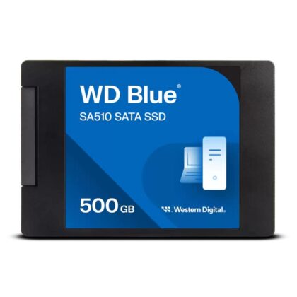 SSD WESTERN DIGITAL Blue SA510 500GB SATA 3.0 Write speed 510 MBytes/sec Read speed 560 MBytes/sec 2