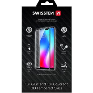 Swissten Ultra Durable Full Face Tempered Glass Apple iPhone 13 Pro Max Black 64701889 8595217477759