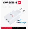 Swissten travel 30W 1x USB - C 1x USB-A 22037000 8595217479784