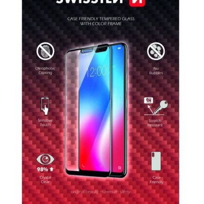 Swissten Full Face Tempered Glass Samsung Galaxy A54 5G Black 54501837 8595217480995