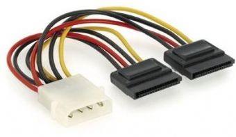 CABLE POWER SATA X2 15CM/CC-SATA-PSY GEMBIRD CC-SATA-PSY 8716309039246