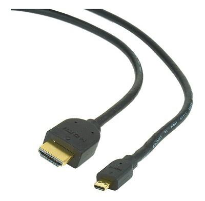 CABLE HDMI-MICRO HDMI 3M V.2.0/BLK CC-HDMID-10 GEMBIRD CC-HDMID-10 8716309072861