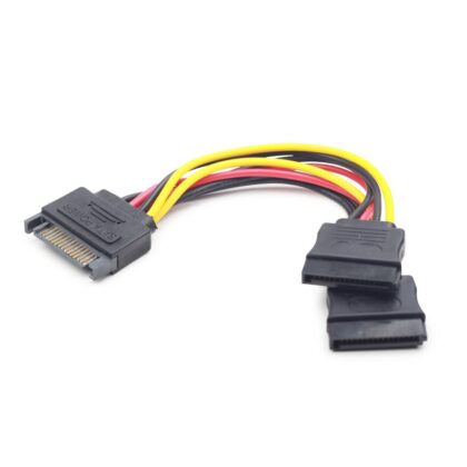 CABLE POWER SPLITTER SATA/0.15M CC-SATAM2F-01 GEMBIRD CC-SATAM2F-01 8716309086394