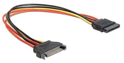 CABLE POWER EXTENSION SATA/0.3M CC-SATAMF-01 GEMBIRD CC-SATAMF-01 8716309086615