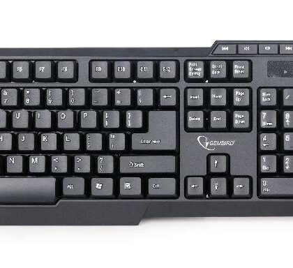 KEYBOARD +MOUSE WRL ENG/MULTIMEDIA KBS-WM-02 GEMBIRD KBS-WM-02 8716309091541