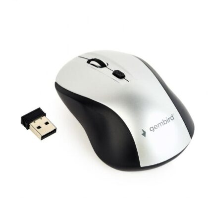 MOUSE USB OPTICAL WRL BLACK/SILVER MUSW-4B-02-BS GEMBIRD MUSW-4B-02-BS 8716309103893