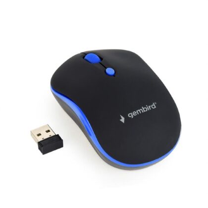 MOUSE USB OPTICAL WRL BLACK/BLUE MUSW-4B-03-B GEMBIRD MUSW-4B-03-B 8716309104166