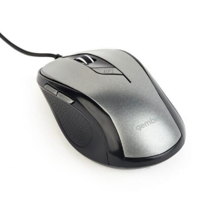 MOUSE USB OPTICAL BLACK/GREY/MUS-6B-01-BG GEMBIRD MUS-6B-01-BG 8716309104302