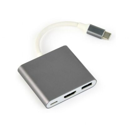 I/O ADAPTER USB-C TO HDMI/USB3/USB-C A-CM-HDMIF-02-SG GEMBIRD A-CM-HDMIF-02-SG 8716309112055