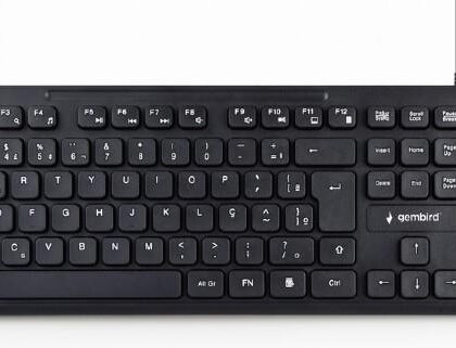 KEYBOARD MULTIMEDIA USB ENG/BLACK KB-MCH-04 GEMBIRD KB-MCH-04 8716309117654