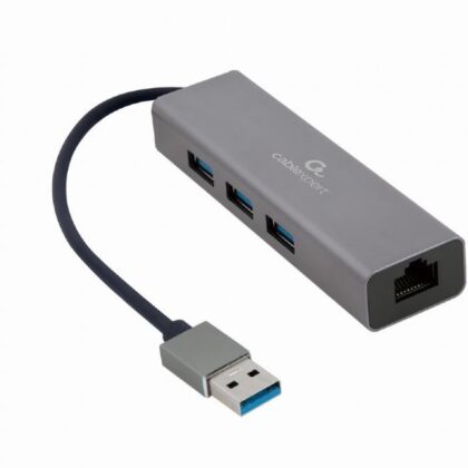 I/O ADAPTER USB3 TO LAN RJ45/3xUSB3 A-AMU3-LAN-01 GEMBIRD A-AMU3-LAN-01 8716309120531