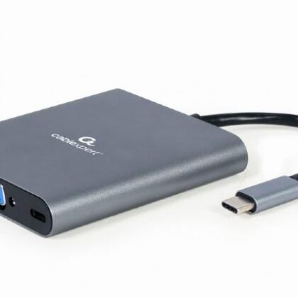 I/O ADAPTER USB-C TO HDMI/USB3/6IN1 A-CM-COMBO6-01 GEMBIRD A-CM-COMBO6-01 8716309121453