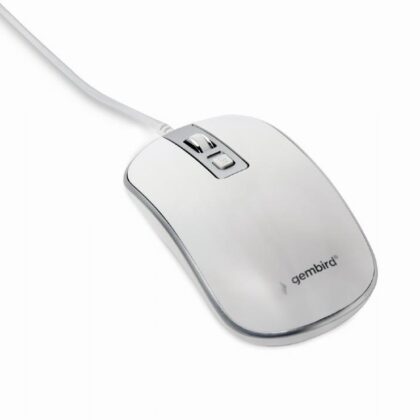 MOUSE USB OPTICAL WRL WHITE/SILVER MUSW-4B-06-WS GEMBIRD MUSW-4B-06-WS 8716309121880