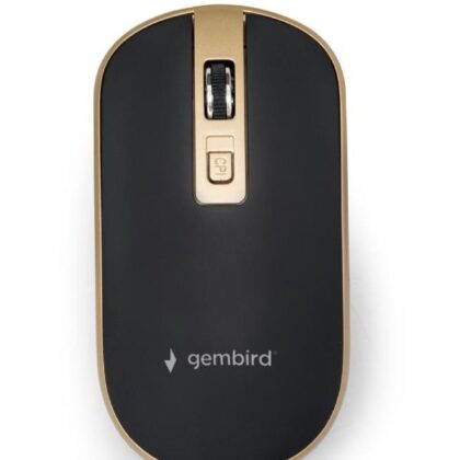 MOUSE USB OPTICAL WRL BLACK/GOLD MUSW-4B-06-BG GEMBIRD MUSW-4B-06-BG 8716309122160