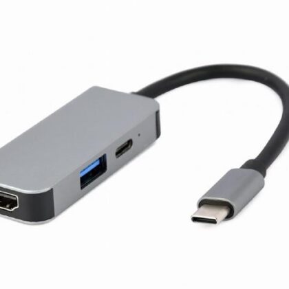 I/O ADAPTER USB-C TO HDMI/USB3/3IN1 A-CM-COMBO3-02 GEMBIRD A-CM-COMBO3-02 8716309124188