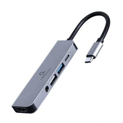 I/O ADAPTER USB-C TO HDMI/USB3/5IN1 A-CM-COMBO5-02 GEMBIRD A-CM-COMBO5-02 8716309124256