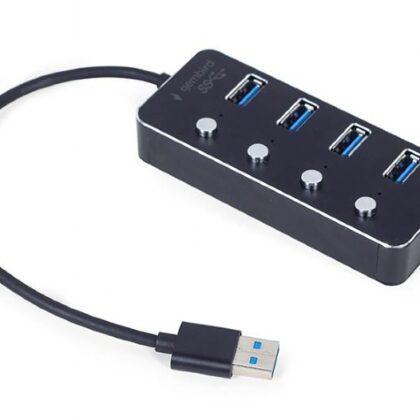 I/O HUB USB3 4PORT/UHB-U3P4P-01 GEMBIRD UHB-U3P4P-01 8716309124591