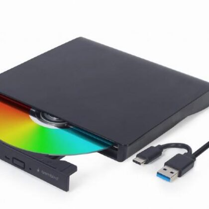 DVD RW USB3/USB-C 8X EXT RTL/BLACK DVD-USB-03 GEMBIRD DVD-USB-03 8716309125130