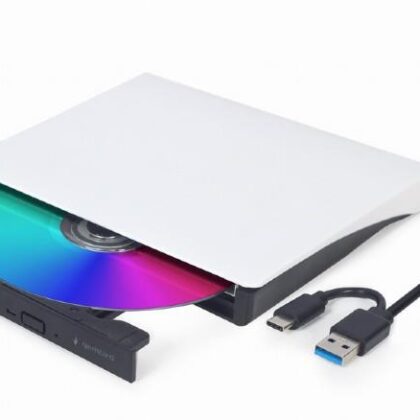 DVD RW USB3/USB-C 8X EXT RTL/BLACK/WH DVD-USB-03-BW GEMBIRD DVD-USB-03-BW 8716309125147