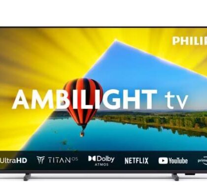 TV Set PHILIPS 43" 4K/Smart 3840x2160 Wireless LAN Bluetooth Titan OS 43PUS8079/12 43PUS8079/12 8718863041192