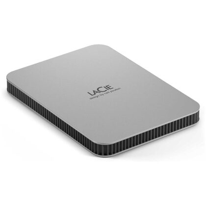 External HDD LACIE Mobile Drive 1TB USB-C Colour Silver STLP1000400 STLP1000400 8719706043540