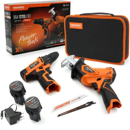 CORDLESS SET: DRILL + SAW/DGA 1220LI SET DAEWOO DGA1220LISET 8800356877378