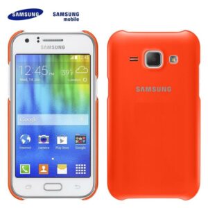 Samsung EF-PJ100BOE Original Super Slim Plastic Back Case J100H Galaxy J1 Orange (EU Blister) EF-PJ100BOEGWW 8806086747172