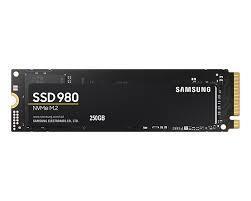 SSD SAMSUNG 980 250GB M.2 PCIE NVMe MLC Write speed 1300 MBytes/sec Read speed 2900 MBytes/sec 2.38mm TBW 150 TB MTBF 1500000 hours MZ-V8V250BW MZ-V8V250BW 8806090572234