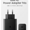 Samsung 65W Power Adapter Trio Black EP-T6530NBEGEU 8806092673885