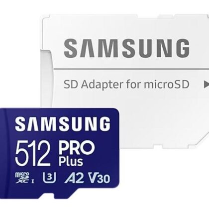 MEMORY MICRO SDXC PRO+ 512GB/W/ADAPT MB-MD512SA/EU SAMSUNG MB-MD512SA/EU 8806094780550