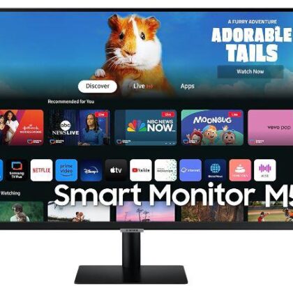 LCD Monitor SAMSUNG 27" TV Monitor/Smart Panel VA 1920x1080 16:9 60Hz Matte 4 ms Speakers Tilt Colour Black LS27DM500EUXDU LS27DM500EUXDU 8806095547657