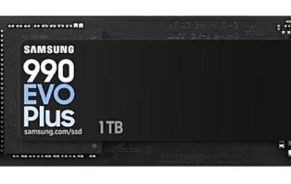 SSD SAMSUNG 990 EVO Plus 1TB M.2 PCIe Gen5 NVMe TLC Write speed 6300 MBytes/sec Read speed 7150 MBytes/sec 2.38mm TBW 1200 TB MZ-V9S1T0BW MZ-V9S1T0BW 8806095575674