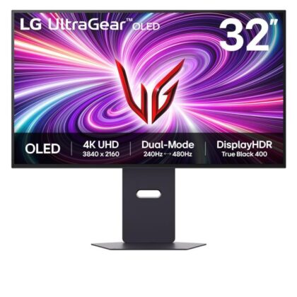 Monitor LG 32GS95UV-B 32" Gaming/4K Panel OLED 3840x2160 16:9 240 Hz Matte 0.03 ms Speakers Swivel Pivot Height adjustable Tilt 32GS95UV-B 32GS95UV-B 8806096269695