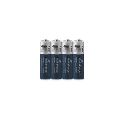 BATTERY RECH. LI-ION AAA 1.5V/500MAH 4P MRBAT160 MEDIARANGE MRBAT160 4260664875826