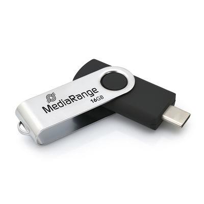 MEMORY DRIVE FLASH USB-C 16GB/MR1951 MEDIARANGE MR1951 4260664879442