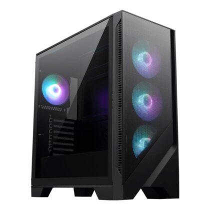 Case MSI MAG FORGE 321R AIRFLOW MidiTower Case product features Transparent panel ATX MicroATX MiniITX Colour Black MAGFORGE321RAIRFLOW MAGFORGE321RAIRFLOW 4711377193481