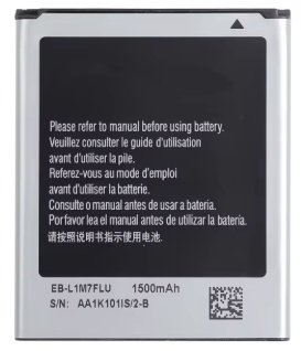 Samsung Replacement EB-F1M7FLU Battery Samsung i8190 S3 Mini 1500mAh (NO LOGO) EB-F1M7FLU 4752168001790